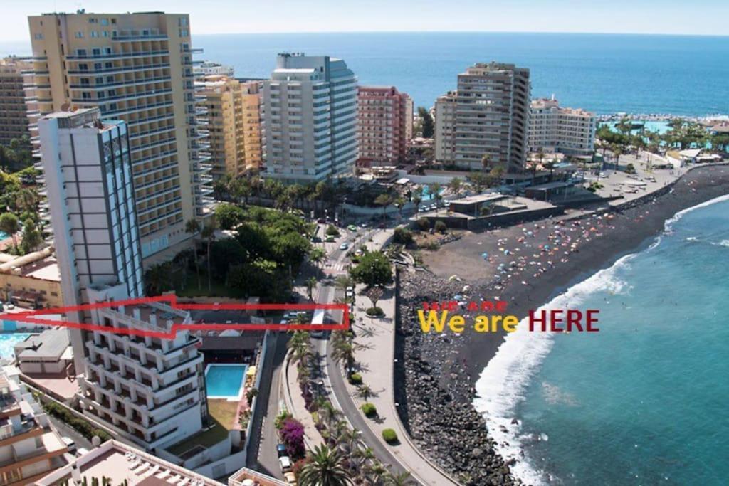 First Line Beach Apartment Puerto de la Cruz  Bagian luar foto